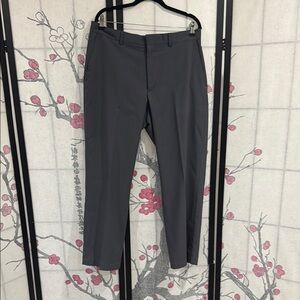 Walter Hagen Gray Dress Pants Flat Front Straight Leg